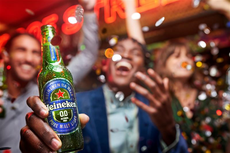 Premium beer range selection