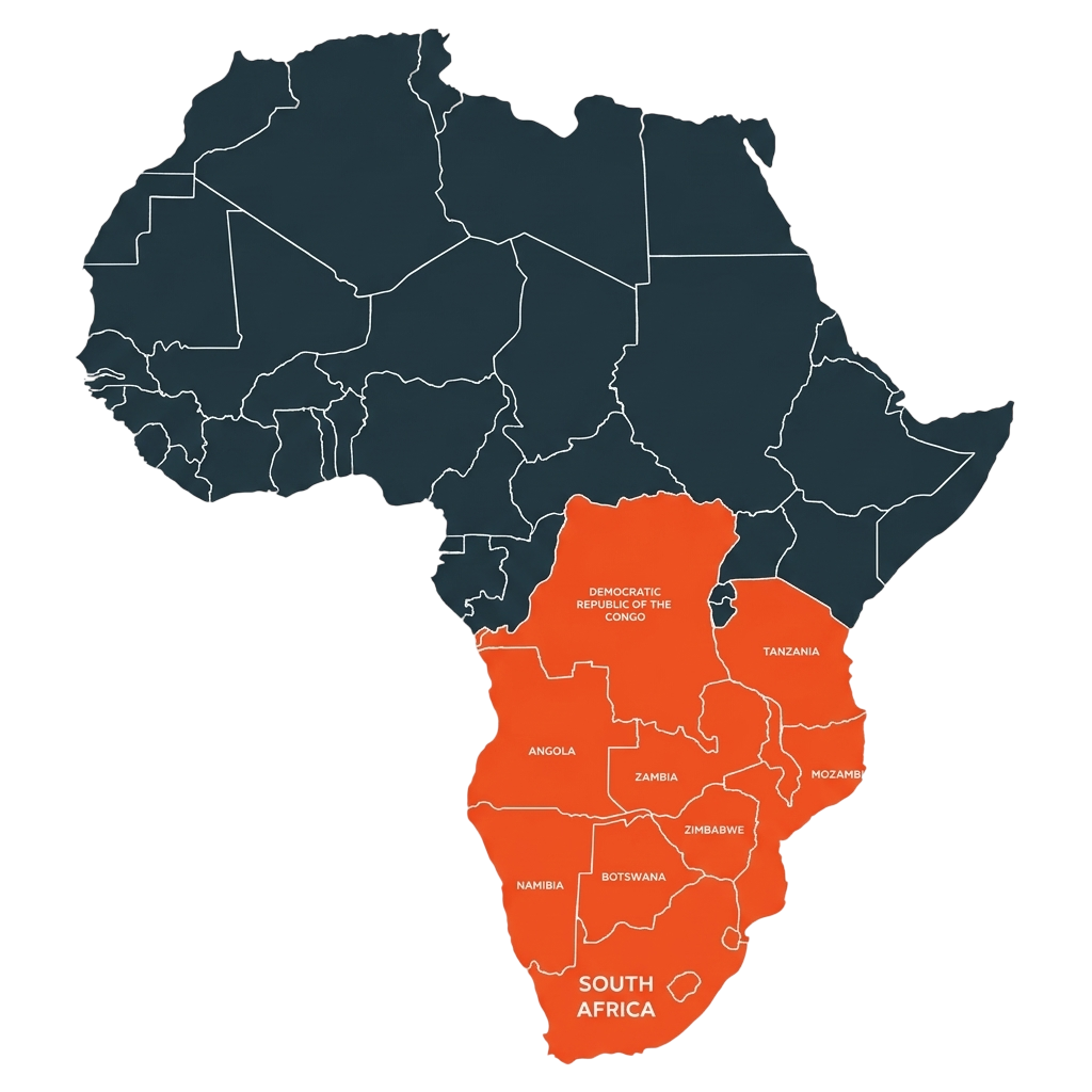 Distribution map